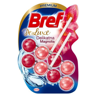 BREF DE LUXE - Dezinfekčné guličky na zavesenie do WC 2 x 50g Magnolia