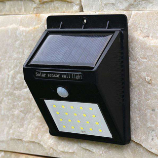 Solárna lampa na stenu 30LED SMD s pohybovým senzorom