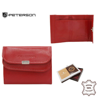 Peterson - Peňaženka kožená dámska RD-GC02-GCL-4338 RED