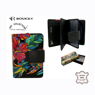 ROVICKY - Peňaženka dámska kožená R-N109-ART-18-7132