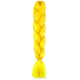 Syntetické vlasy - Vrkoč žltý 60cm