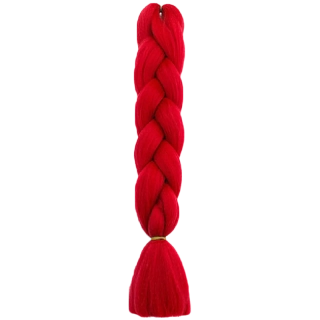 Syntetické vlasy - Vrkoč červený 60cm