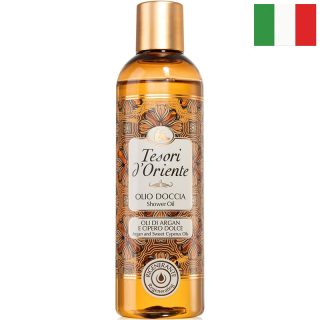 Tesori d'Oriente sprchový olej Argan & Sweet Cyperus 250 ml