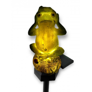 Solárna záhradná lampa - Žaba