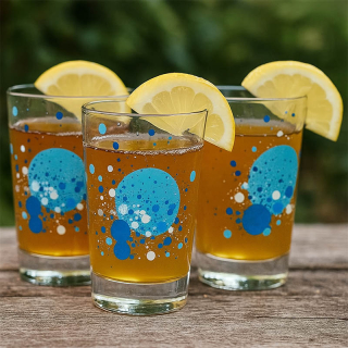TINA25 - Sklenené poháre na nápoje 250ml - 3ks