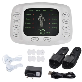 Svalový elektrostimulátor XTK-7005 s masážnymi šľapkami