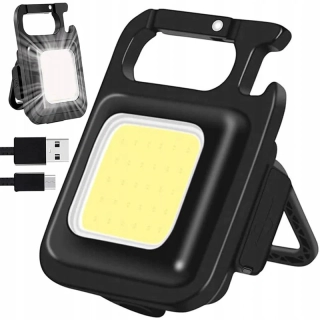 Mini LED baterka - prívesok s otváračom a magnetom