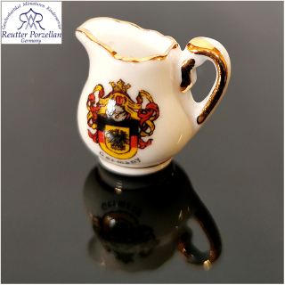 Reutter Porzelan - Miniatúra Porcelánový mliečnik GERMANY 2x2cm