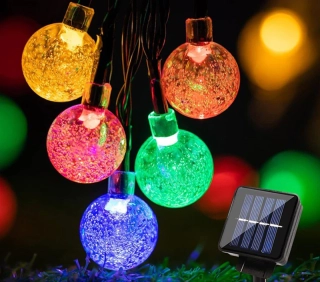 Solárna LED girlanda 40 svetiel