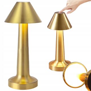 Stolná lampa A12 dotyková 23cm 3W USB
