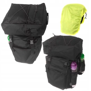 Taška na nosič bicykla 60L s pláštenkou vodeodolná