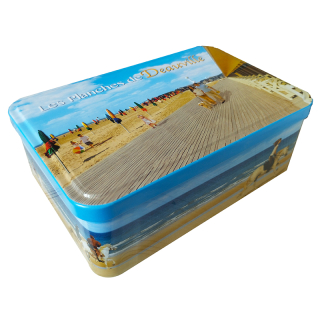 Dóza na čaj a koláče 19,5 x 13 x 7cm Les Planches de Deauville