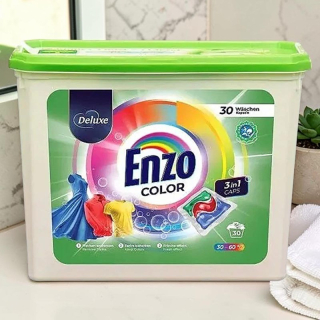 Kapsule na pranie Enzo Color 3v1 – 30 ks