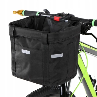 Kovový kôš na riadidlá bicykla 17L