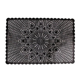 LUX - Prestieranie na stôl čierne 46 x 31 cm