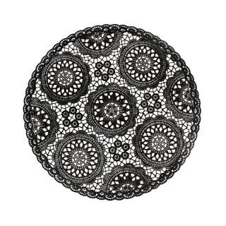 LUX - Prestieranie na stôl čierne 38 cm