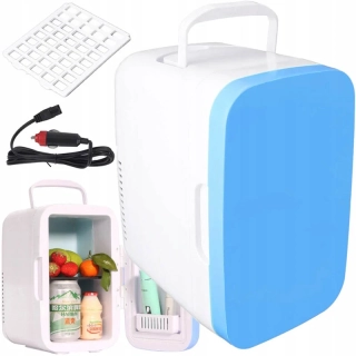 Turistická chladnička s funkciou ohrevu JQ800 12V 5L biela