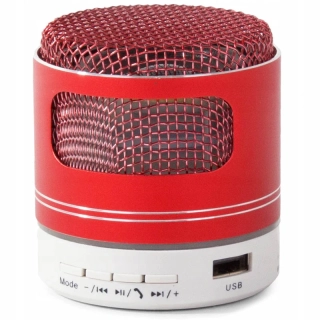 Mini reproduktor Bluetooth červený