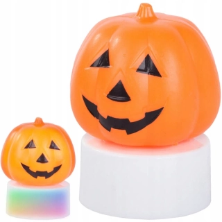 Halloweenska LED sviečka Tekvica