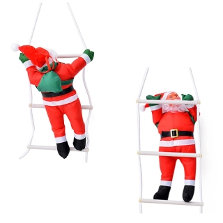 Mikuláš lezúci po rebríku 30cm