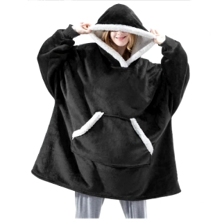 Teplá bunda XXL Oversize unisex tmavomodrá