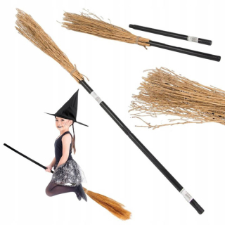 Čarodejnícka metla halloweenska 90cm