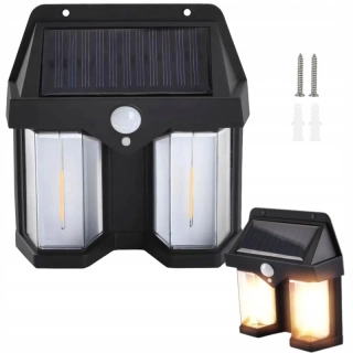 Solárna lampa s senzorom súmraku a pohybu