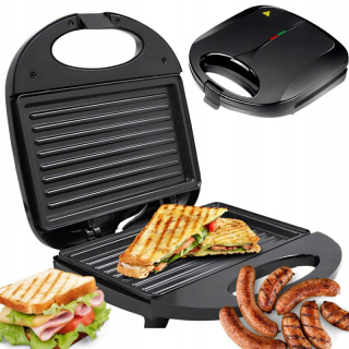 Elektrický sendvičovač – gril na panini, toasty a tortilly 750 W