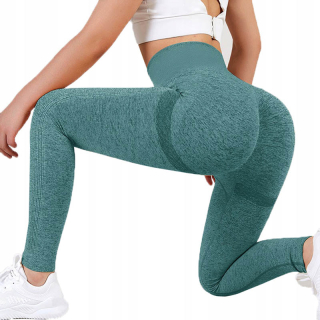 Športové legíny s vysokým pásom a push-up efektom – Veľkosť L