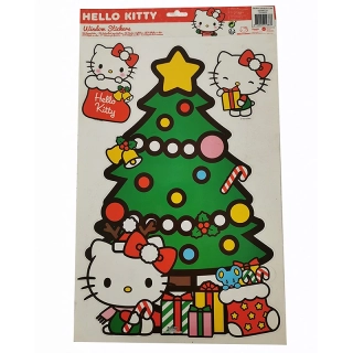 Vianočné nálepky XXL Hello Kitty