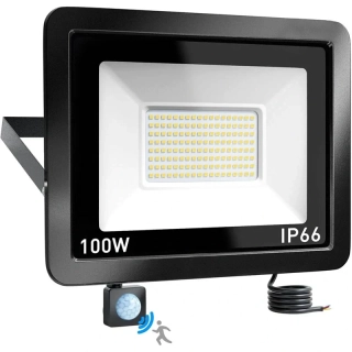 Vonkajší reflektor LED s detektorom pohybu 100W