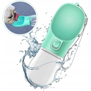 Turistická fľaša s miskou pre psa 300ml