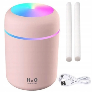 RGB Zvlhčovač vzduchu - LED difuzér ružový