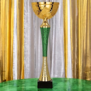 Pohár zlato-zelený - 20 cm