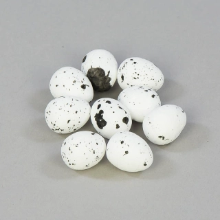 Veľkonočné prepeličie vajíčka 25x18mm - 50ks