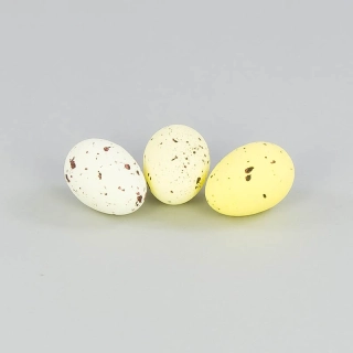 Veľkonočné prepeličie vajíčka 25x18mm - 50ks