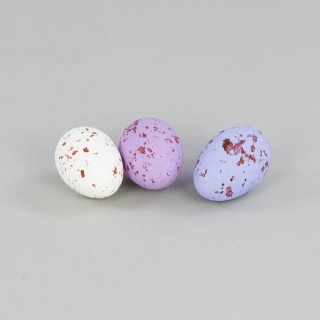 Veľkonočné prepeličie vajíčka 25x18mm - 50ks