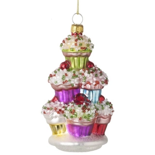 Vianočná ozdoba na stromček Cupcake 12cm