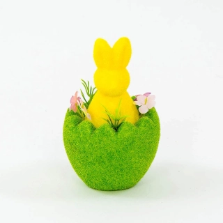 Veľkonočný zajačik vo vajíčku - 10cm