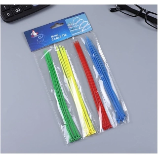 Sťahovacie pásky 2mm x 200mm farebné mix: 40ks