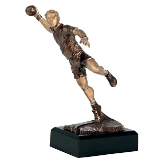 Hádzaná - Víťazná trofej na mramorovom podstavci s vlastným textom: 22 cm