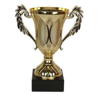 Ušatá trofej - Pohár zlatý - 22cm/ø10cm