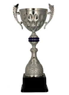 Pohár strieborný - Ušatá trofej LUX: 38,5cm / ø12cm