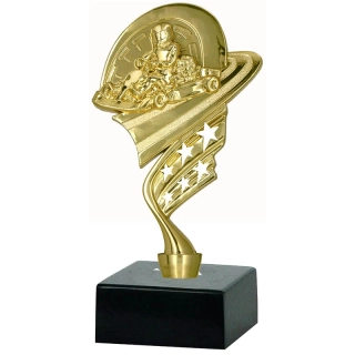 Motokáry - Športová trofej na podstavci s vlastným textom 22cm