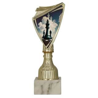 Pohár zlatý: Trofej Šach - 17,5cm