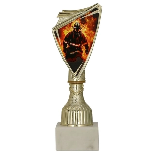 Pohár zlatý: Trofej Hasič - 17,5cm