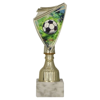 Pohár zlatý: Trofej Futbal - 18,5cm