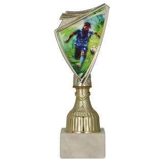 Pohár zlatý: Trofej Futbal - 17,5cm