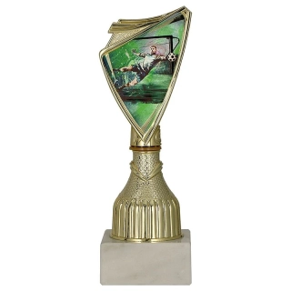 Pohár zlatý: Trofej Futbalový brankár - 20cm