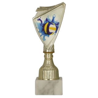 Pohár zlatý: Trofej Volejbal - 17,5cm